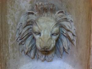 1 lion stonework